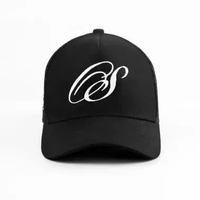 OOTDSUPPLY Polo Caps Trucker Bordir OS Embroidery Black | Luxury Series | Topi Hat Twill Bordir Pria