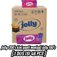 1 DUS ~ SBM ~ Tisu Tissue JOLLY 200 SHEET !!!! NEW !!!