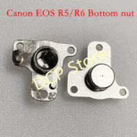 NEW R5/R6 Bottom Tripod Pod Ficed Plate Base Screw Nut For Canon EOS R5 EOS R6 Micro Single Repair Parts Free Shipping