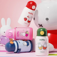 【Miffy 米飛】米菲兔316不鏽鋼一杯雙飲保溫杯500ML