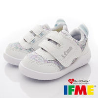 ★IFME日本健康機能童鞋-Light輕量鞋款IF20-130302白(寶寶段)