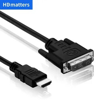 HDMI to DVI cable 3M/1.5M/adapter Bi-direction HDMI to DVI adapter cable 1080P DVI to HDMI cable adapter for PS3 PS4 PS5 Monitor