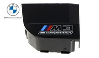 Original BMW G80 M3 Competition Cover Emblem Bawah Konsol iDrive 65829501548