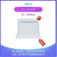 ZTE MF283U 4G LTE Wireless CPE Unlocked MF283U Lte Sim Card Router WIFI Modem Gateway Plus Antenna
