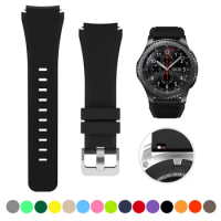 20mm 22mm Band for Samsung Galaxy Watch 3 4 5 46mm/42mm/active 2 Gear S3 Frontier/S2/Sport Silicone Bracelet Huawei GT 2 Strap