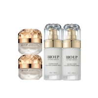 【BIO UP 自然美】保濕亮眼基本組(奇蹟精粹40ml*2+眼霜20g*2)