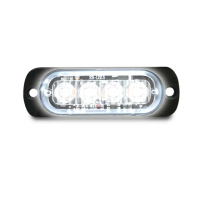 【GEORGE】車邊燈 白光 4led燈條12~24V 角燈 閃爍警示燈 條燈 B-SLW4(氛圍燈 警示燈 照輪燈)