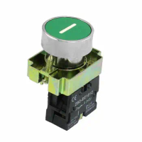 22mm 1 NO N/O Green Sign Momentary Push Button Switch 600V 10A ZB2-BA3311