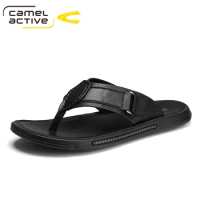Camel Active New Summer Men Flip Flops Beach Sandals Non-slip Casual Flat Shoes Slippers For Men Outdoor Slides