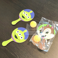 日本進口 迪士尼 兒童 乒乓球拍+球 套裝組   可愛新奇 趣味互動遊戲