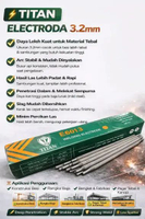 Kawat Las Listrik Diameter 2..5mmx350mm E6013 Welding Electrode