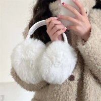 Korea Cute Plush Winter Protective Case For Airpods Max Earphone Case Silicon For Apple Airpods Max Headphone Cover Accessories