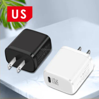 100pcs Portable Travel 25w USB C Fast Charging Mobile Phone Charger For Huaiwei Xiaomi For Iphone Samsung UK/US/EU