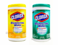 CLOROX 清潔制菌濕紙巾 (柑橘香／清新香) 75抽【APP下單9%點數回饋】