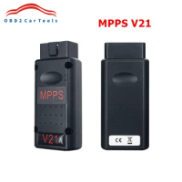 Full Chip MPPS V21 Unlock Version OBD2 Diagnostic Tool &amp; Breakout Tricore Cable MPPS V18 OBD2 ECU Chip Tuning Scanner Tool