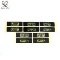5set /Pack 43*13mm Airsoft Sordin Headset MSA Sticker Shooting Headphone Supreme Pro-X MSA Stickers Hunting Accessories