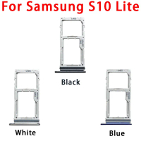Rikey - ที่ใส่ถาดสำรองสำหรับ Samsung Galaxy S10 Lite G770F G770F/D G770 ซิมการ์ด ใหม่ อุปกรณ์เสริม