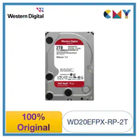 100% Original Western Digital WD Red Plus 2TB 3.5 HDD NAS Internal Hard Drive SATA 7200 rpm WD20EFPX