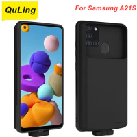 QuLing 5000 Mah For Samsung Galaxy A21S Battery Case Battery Charger Bank Power Case For Samsung Galaxy A21S Battery Case
