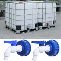 Kreatif S60x6 Thread Kasar IBC Tangki Tap Adapter Valve Tahan lama 1/2 '' 3/4 '' IBC Tote Tank Adapt