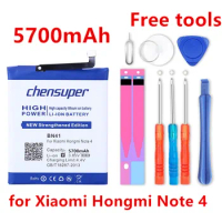 chensuper High Capacity 5700mAh BN41 Battery for Xiaomi Hongmi Note 4 Redmi Note 4+