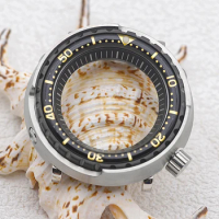 NH35 Case Seiko Mod Tuna Canned Watch Cases Fits NH35 NH36 Japan Automatic Movement 20ATM Waterproof Men Diving Watch Case