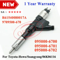 095000-6702 Common Rail Injector 095000-6700 095000-6701 China Lutong Diesel Injector Assy R61540080017A for Ssangyong 06K0611