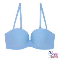 "ใหม่ สีพิเศษ"B'me เสื้อชั้นในไร้โครง BE-U Bra ME1703 ฟ้า
