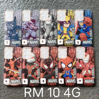 Case Gambar untuk Realme 10 4G . 11 4G . C21Y . C25Y . C31 motif cowok Marvel MV soft softcase softs
