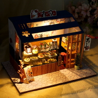 巧之匠diy手工小屋日式房子木質建築場景微縮模型屋生日禮物女生  模型屋 小型屋 附防塵罩 交換禮物 迷你屋