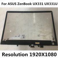 For ASUS ZenBook UX331 UX331U UX331UA UX331UN laptop LCD LED SCREEN Panel Touch Screen Digitizer Assembly