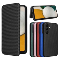 For Samsung Galaxy A34 A54 5G Case Luxury Carbon Fiber Skin Magnetic Adsorption Case For Samsung A34 A54 A 34 A 54 Phone Bags