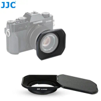 JJC LH-XF35-2 Metal Square Lens Hood for Fuji Fujifilm Fujinon XC 35mm F2&amp;XF 23mm / 35mm F2 R WR Lens on XPro3 XT4 XT3 XT30 XT20