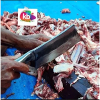 Pisau Dapur Besar Bahan Baja - Pisau daging -pisau cacah daging tebal tajam finishing halus - pisau