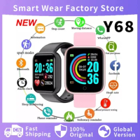 Y68 Smart Watch D20 Men Women Heart Rate Blood Pressure Monitor Fitness Children Kids Smartwatch Smart Bracelet For Android Ios