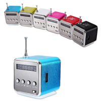 Rechargeable Portable radio FM portable mini radio Mini High Bluetooth Portable Voice Suitable for computer cell phone MP3 music