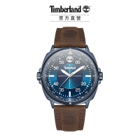 【Timberland】男款 WILLISTON系列 戶外潮流腕錶 皮帶-藍/深棕47mm(TDWGA2132001)