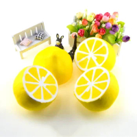 Novelty Fun Simulation Slow Rebound Big Lemon Squishy Simulation Fruit Lemon Slow Rise Decompression Children Adult Toys