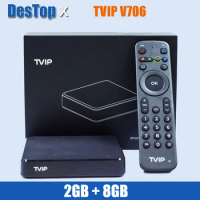10pcs New TVIP 706 TV Box 4K Android 11.0 v706 Amlogic S905W2 quad core 2.4/5G WIFI H2.65 Smart Iptv BT Box 2GB 8GB Upgrade V705