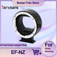 7artisans EF-NZ Electronic Auto Focus Anti-shake Camera Adapter with USB Port Firmware Update for EF/ EF-lens to Nikon Z-mount