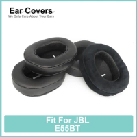 Earpads For JBL E55BT Headphone Earcushions Protein Velour Sheepskin Pads Foam Ear Pads Black Comfortable