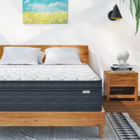 Queen Size Mattress Bed Mattresses With Pocket Spring 3 Layers of Premium Foam Bedroom Beds &amp; Furniture Medium Firm Feel Floor