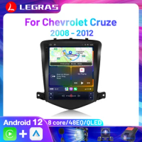 Car Android Player For Chevrolet Cruze J300 2008 - 2012 2din Radio Multimedia Video GPS CarPlay Android Auto For Tesla style