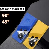 Dụng cụ bào vát mép gỗ, thạch cao 45 độ, 90 độ đa năng sử dụng lưỡi dao trổ khỏe khoắn 45 độ, 90 độ