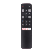 Voice Remote Controll RC802V FNR1 For TCL With Netflix And YouTube RC802V 49P30FS 65P8S 55C715 49S6800 43S434 TV Remote Control