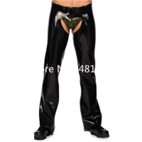 Handmade Nature Latex Pants Rubber Long Trousers with Underwear Breifs Custom Made