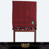 Surban Subaiyah BHS Cosmo Motif DPB Maroon