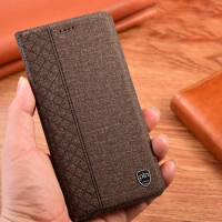 Business Cloth Leather Magnetic Flip Phone Case for LG G7 G8 G8S Q6 Q7 Q8 V30 V40 V50 V60 ThinQ Plus Wing Velvet 5G UW Cover