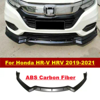 ABS Front Bumper Lip Spoiler Bodykit Refit 3PCS Fit For Honda HR-V HRV 2019-2021