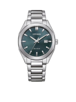 นาฬิกาข้อมือผู้ชาย CITIZEN Eco-Drive รุ่น BM7620-83X  ขนาด 38 มม. สีเขียว